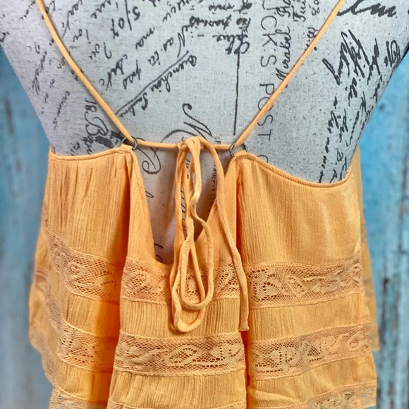 Free People NWT Orange Home Again Camisole - Picture 15 of 16